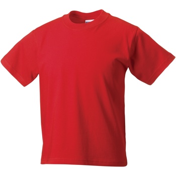textil Børn T-shirts m. korte ærmer Jerzees Schoolgear ZT180B Rød