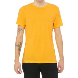 textil Herre T-shirts m. korte ærmer Bella + Canvas CA3413 Yellow Gold Triblend