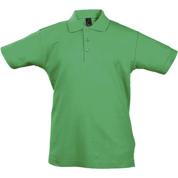 textil Børn Polo-t-shirts m. korte ærmer Sols 11344 Grøn