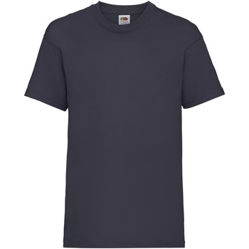 textil Børn T-shirts m. korte ærmer Fruit Of The Loom 61033 Blå