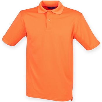 textil Herre Polo-t-shirts m. korte ærmer Henbury HB475 Orange