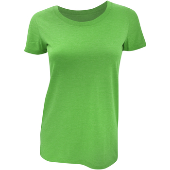 textil Dame T-shirts m. korte ærmer Bella + Canvas BE8413 Grøn