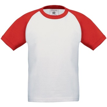 textil Dreng T-shirts m. korte ærmer B And C TK350 Rød