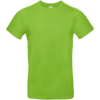 textil Herre Langærmede T-shirts B And C TU03T Grøn