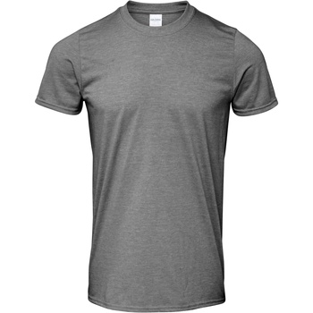textil Herre T-shirts m. korte ærmer Gildan Soft-Style Grå