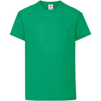 textil Børn T-shirts m. korte ærmer Fruit Of The Loom 61019 Kelly Green
