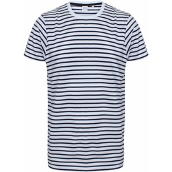 textil T-shirts m. korte ærmer Skinni Fit SF202 White/Oxford Navy