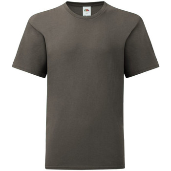 textil Børn T-shirts m. korte ærmer Fruit Of The Loom 61023 Light Graphite Grey