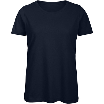 textil Dame T-shirts m. korte ærmer B And C TW043 Blå