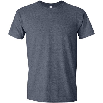 textil Herre T-shirts m. korte ærmer Gildan Soft-Style Heather Navy