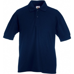 textil Dreng Polo-t-shirts m. korte ærmer Fruit Of The Loom 63417 Deep Navy