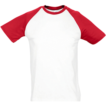 textil Herre T-shirts m. korte ærmer Sols 11190 Rød