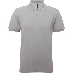 textil Herre Polo-t-shirts m. korte ærmer Asquith & Fox AQ015 Heather Grey