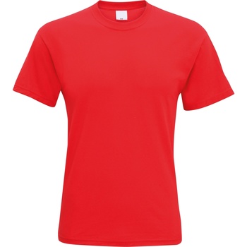 textil Herre T-shirts m. korte ærmer Universal Textiles 61082 Rød