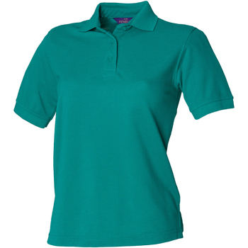 textil Dame Polo-t-shirts m. korte ærmer Henbury HB401 Jade