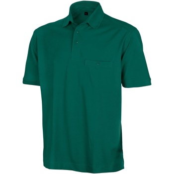 textil Herre Polo-t-shirts m. korte ærmer Result Apex Grøn