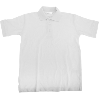 textil Dreng Polo-t-shirts m. korte ærmer Kustom Kit KK406 White
