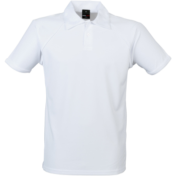 textil Langærmede T-shirts Finden & Hales Piped Hvid