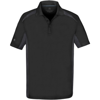 textil Herre Polo-t-shirts m. korte ærmer Stormtech ST955 Black/Graphite