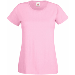 textil Dame T-shirts m. korte ærmer Universal Textiles 61372 Pastel Pink