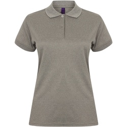 textil Dame Polo-t-shirts m. korte ærmer Henbury Coolplus Heather Grey
