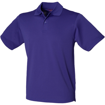 textil Herre Polo-t-shirts m. korte ærmer Henbury HB475 Bright Purple