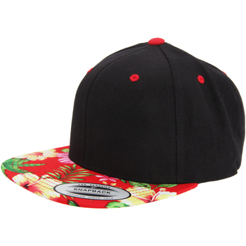 Accessories Kasketter Yupoong YP003 Black/ Floral Red