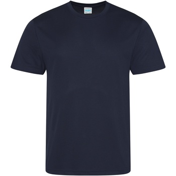 textil Herre Langærmede T-shirts Awdis JC001 Blå