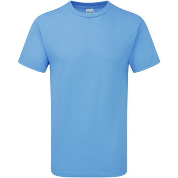 textil Herre Langærmede T-shirts Gildan H000 Blå