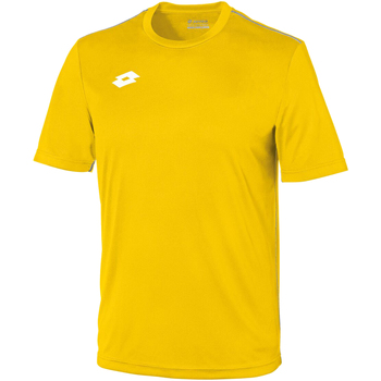 textil Børn T-shirts m. korte ærmer Lotto LT26B Yellow/White