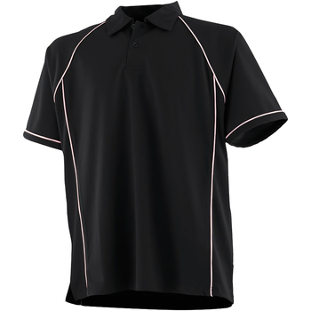 textil Børn Polo-t-shirts m. korte ærmer Finden & Hales LV372 Black/White
