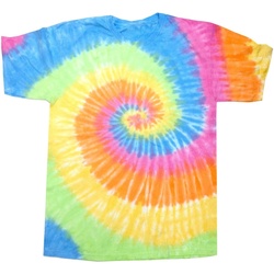 textil Dame T-shirts m. korte ærmer Colortone Rainbow Eternity