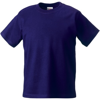 textil Børn T-shirts m. korte ærmer Jerzees Schoolgear ZT180B Violet