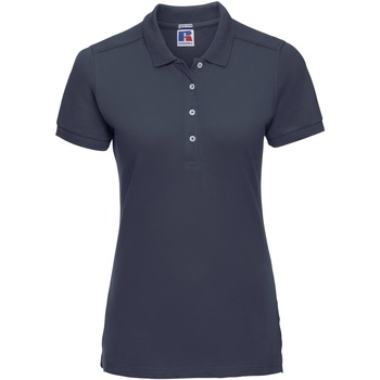 textil Dame Polo-t-shirts m. korte ærmer Russell 566F Blå