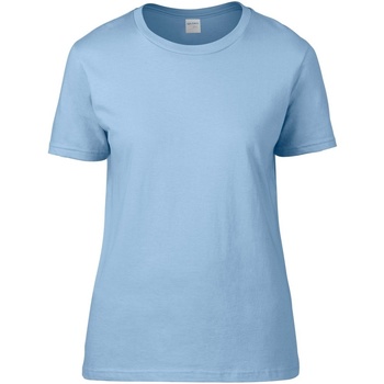 textil Dame Langærmede T-shirts Gildan 4100L Blå