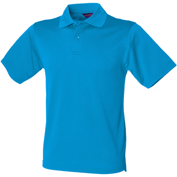 textil Herre Polo-t-shirts m. korte ærmer Henbury HB475 Sapphire Blue