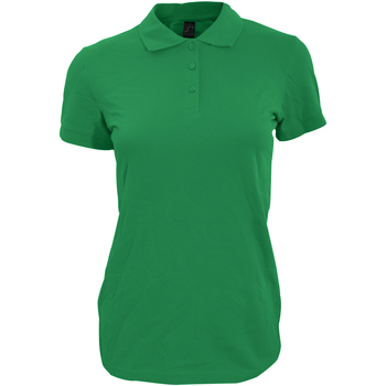 textil Dame Polo-t-shirts m. korte ærmer Sols 11347 Grøn