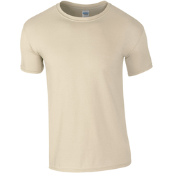 textil Herre T-shirts m. korte ærmer Gildan Soft-Style Sand