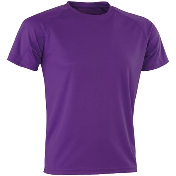 textil Langærmede T-shirts Spiro Aircool Violet