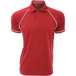 textil Herre Polo-t-shirts m. korte ærmer Finden & Hales Piped Red/White