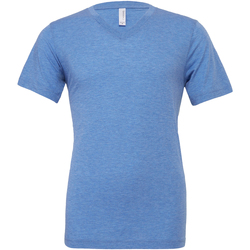 textil Herre T-shirts m. korte ærmer Bella + Canvas CA3415 Blue Triblend
