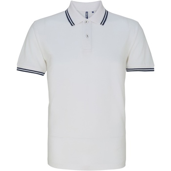 textil Herre Polo-t-shirts m. korte ærmer Asquith & Fox AQ011 Hvid