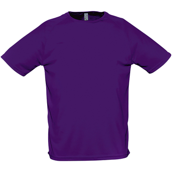 textil Herre T-shirts m. korte ærmer Sols 11939 Violet