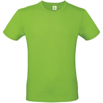 textil Herre Langærmede T-shirts B And C TU01T Grøn