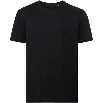 textil Herre Langærmede T-shirts Russell R108M Sort