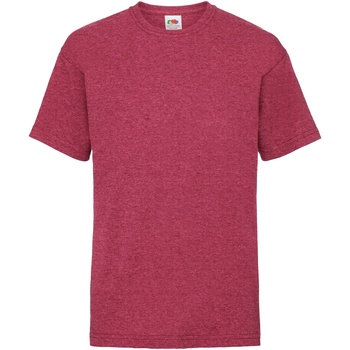 textil Børn T-shirts m. korte ærmer Fruit Of The Loom 61033 Rød