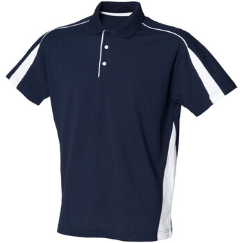 textil Herre Polo-t-shirts m. korte ærmer Finden & Hales LV390 Hvid
