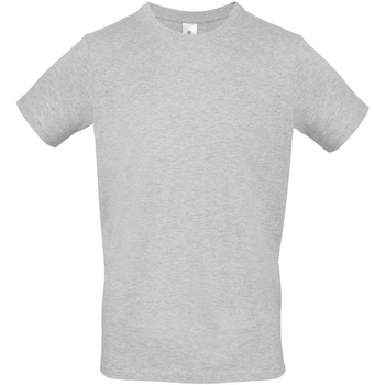 textil Herre Langærmede T-shirts B And C TU01T Grå
