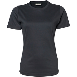 textil Dame T-shirts m. korte ærmer Tee Jays Interlock Dark Grey