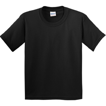 textil Børn T-shirts m. korte ærmer Gildan 5000B Black